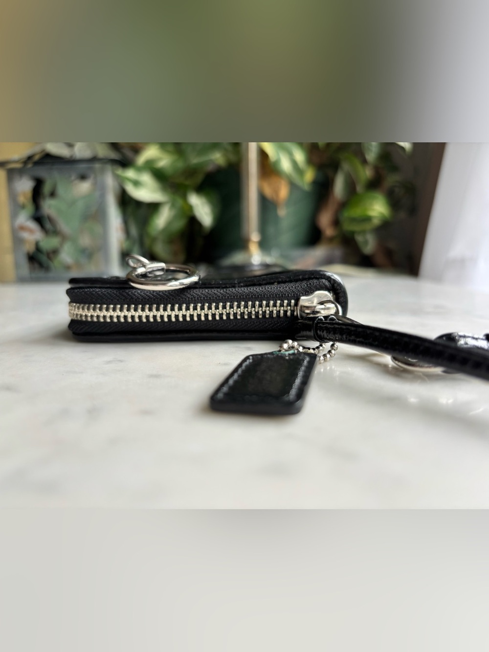 Coach Black Poppy Patent Leather Wristlet/Wallet - Picture 4 of 15